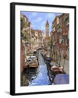 Il Gatto Nero a Venezia-Guido Borelli-Framed Giclee Print