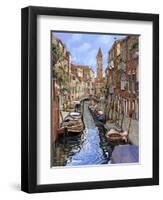 Il Gatto Nero a Venezia-Guido Borelli-Framed Premium Giclee Print