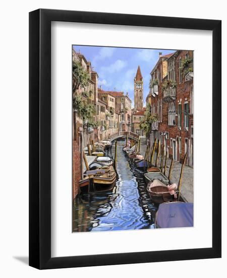 Il Gatto Nero a Venezia-Guido Borelli-Framed Premium Giclee Print