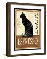 Il Gatto-Veronique Charron-Framed Art Print