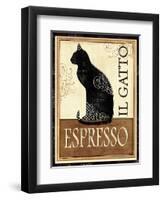 Il Gatto-Veronique Charron-Framed Art Print