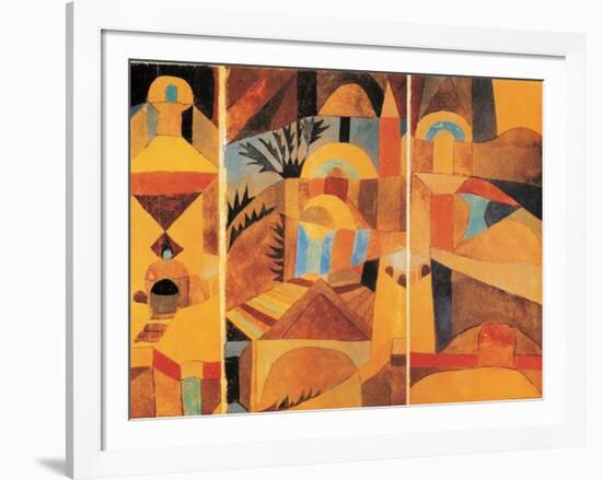 Il Giardino del Tempio-Paul Klee-Framed Art Print