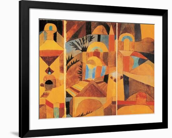 Il Giardino del Tempio-Paul Klee-Framed Art Print