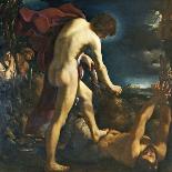 Apollos and Marsyas-il Guercino-Stretched Canvas