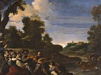 Landscape with Concert (Rustic Concert)-il Guercino-Giclee Print
