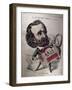 Il Maestro Verdi', Caricature of the Italian Composer Giuseppe Verdi-Baril Gedeon-Framed Giclee Print