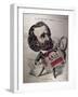 Il Maestro Verdi', Caricature of the Italian Composer Giuseppe Verdi-Baril Gedeon-Framed Giclee Print