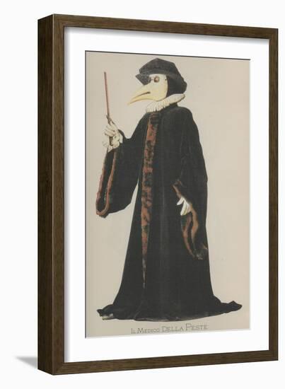Il Medico Della Peste, Italian Theater Costume-Maurice Sand-Framed Giclee Print