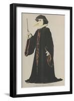 Il Medico Della Peste, Italian Theater Costume-Maurice Sand-Framed Giclee Print