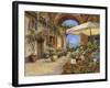 Il Mercato del Lago-Guido Borelli-Framed Giclee Print