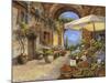 Il Mercato del Lago-Guido Borelli-Mounted Giclee Print