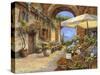 Il Mercato del Lago-Guido Borelli-Stretched Canvas