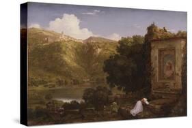 Il Penseroso, 1845-Thomas Cole-Stretched Canvas