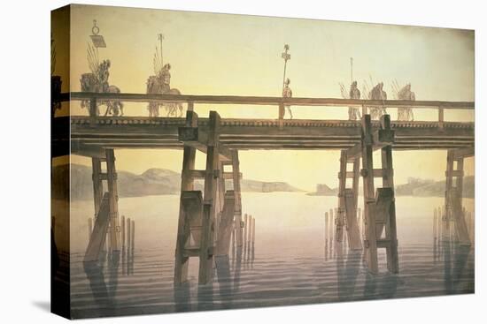 Il Ponte Di Cesare, 1814-Sir John Soane-Stretched Canvas