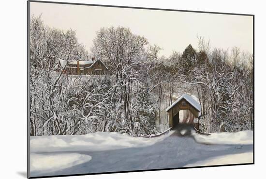 Il Ponte Di Legno Coperto-Guido Borelli-Mounted Giclee Print