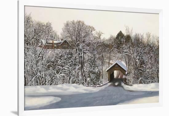 Il Ponte Di Legno Coperto-Guido Borelli-Framed Giclee Print