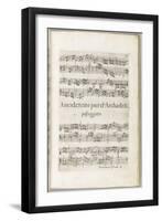 Il secondo libro di toccate. Canzone versi d'hinni magnificat gagliarde... : page 37-Girolamo Frescolbaldi-Framed Giclee Print