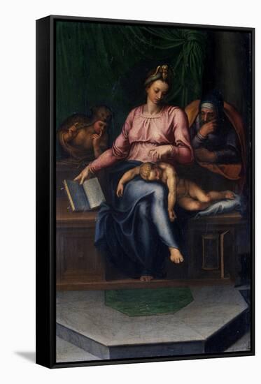 Il Silenzio, C.1560-Marcello Venusti-Framed Stretched Canvas