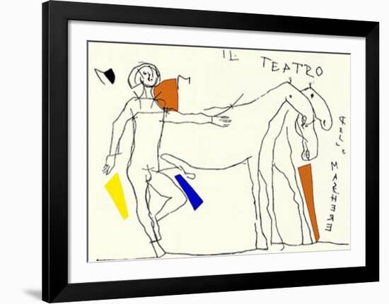 Il Teatro-Marino Marini-Framed Serigraph