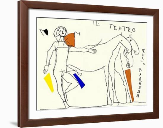 Il Teatro-Marino Marini-Framed Serigraph