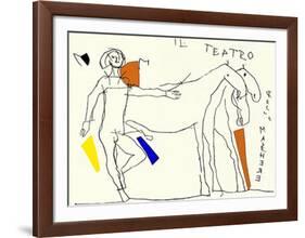 Il Teatro-Marino Marini-Framed Serigraph
