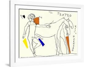 Il Teatro-Marino Marini-Framed Serigraph