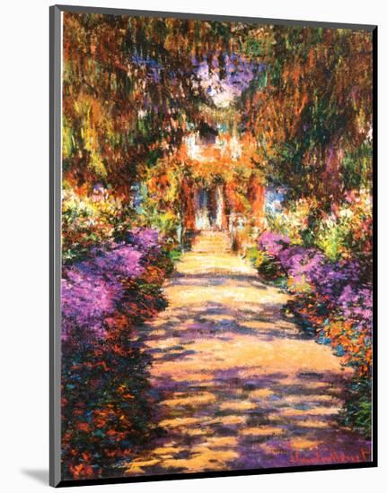 Il Viale del Gardino-Claude Monet-Mounted Art Print