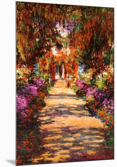 Il Viale del Gardino-Claude Monet-Mounted Art Print