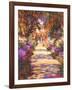 Il Viale del Gardino-Claude Monet-Framed Art Print