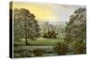 Ilam Hall, Staffordshire, Home of the Hanbury Family, C1880-Benjamin Fawcett-Stretched Canvas