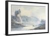 Ilam Rock, Dovedale, Staffordshire-J. M. W. Turner-Framed Giclee Print