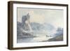 Ilam Rock, Dovedale, Staffordshire-J. M. W. Turner-Framed Giclee Print