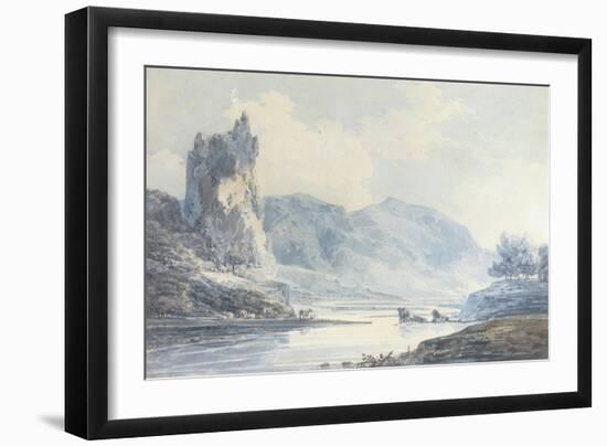 Ilam Rock, Dovedale, Staffordshire-J. M. W. Turner-Framed Giclee Print