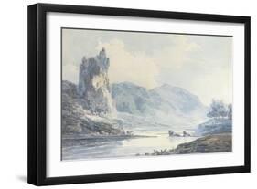 Ilam Rock, Dovedale, Staffordshire-J. M. W. Turner-Framed Giclee Print