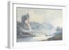 Ilam Rock, Dovedale, Staffordshire-J. M. W. Turner-Framed Giclee Print