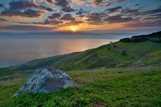 Sunrise on Sea of Galilee-Ilan Shacham-Photographic Print