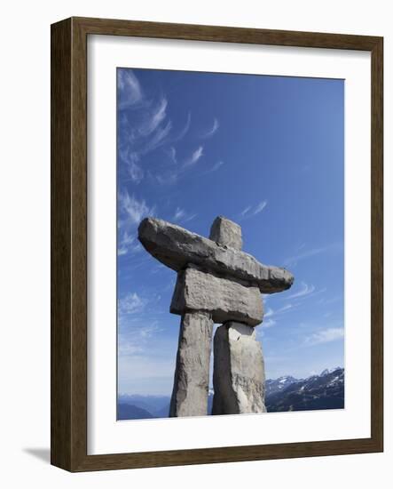 Ilanaaq, the Mascot Logo of the 2010 Winter Olympics, Located on Whistler Mountain, Whistler, Briti-Martin Child-Framed Photographic Print