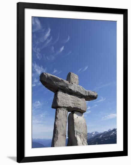 Ilanaaq, the Mascot Logo of the 2010 Winter Olympics, Located on Whistler Mountain, Whistler, Briti-Martin Child-Framed Photographic Print