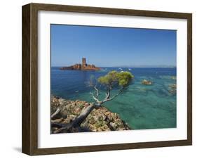 Ile D´Or at Corniche De L´Esterel, Cote D´Azur Provence-Alpes-Cote D'Azur, France-Katja Kreder-Framed Photographic Print