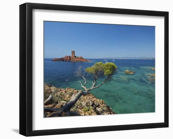 Ile D´Or at Corniche De L´Esterel, Cote D´Azur Provence-Alpes-Cote D'Azur, France-Katja Kreder-Framed Photographic Print