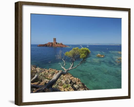 Ile D´Or at Corniche De L´Esterel, Cote D´Azur Provence-Alpes-Cote D'Azur, France-Katja Kreder-Framed Photographic Print