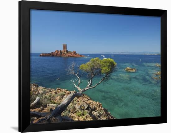 Ile D´Or at Corniche De L´Esterel, Cote D´Azur Provence-Alpes-Cote D'Azur, France-Katja Kreder-Framed Photographic Print