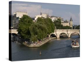 Ile De La Cite, Paris, France-Sergio Pitamitz-Stretched Canvas