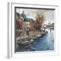 Ile de la Cité, Paris-Marti Bofarull-Framed Art Print