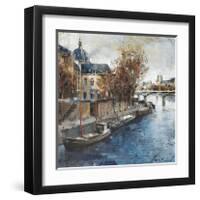 Ile de la Cité, Paris-Marti Bofarull-Framed Giclee Print