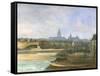 Ile De La Cite, Paris-Antoine Vollon-Framed Stretched Canvas