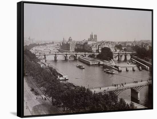 Ile De La Cite-null-Framed Stretched Canvas