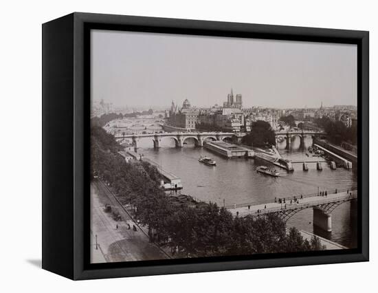 Ile De La Cite-null-Framed Stretched Canvas