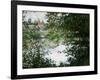 Ile de la Grande Jatte, Through the Trees, 1878-Claude Monet-Framed Giclee Print