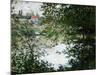 Ile de la Grande Jatte, Through the Trees, 1878-Claude Monet-Mounted Giclee Print